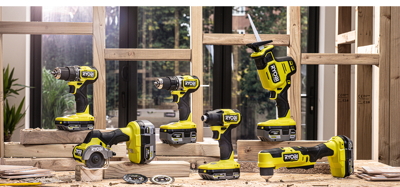 Новые инструменты для работ по дереву Ryobi 18V HP